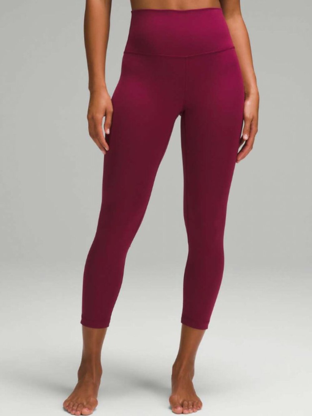 Lululemon Align High-Rise Crop 23" in Deep Luxe - Size 4